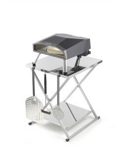 Ompagrill - Forno a Gas Portatile per Pizza Vesuvio, Nero, 31x40 cm