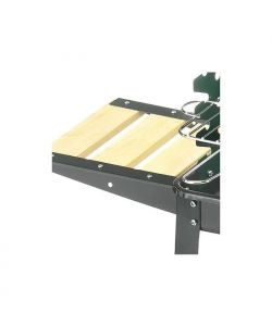 Ompagrill - Barbecue a Carbonella 50x25cm con Carrello Verde