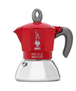 Caffettiera Moka Induction Rossa Tz 6 Bialetti