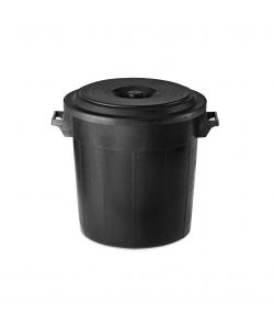 Bidone portarifiuti Nero 50 l