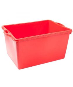 Cesta Rettangolare  L 65 65X42 H 33 Asti Rossa Ics