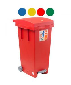 Bidone Bigtata Blu 80 l Ics