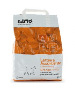 Signor Gatto Lettiera Antibatterica Orange Power 5L - Argilla Assorbente