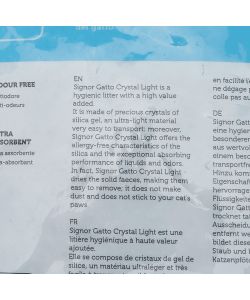 Lindocat Lettiera Crystal Light Gel di Silice Ultra Leggera 5L