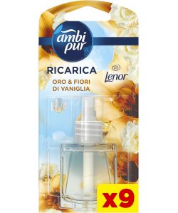 Ambi Pur Ricarica Diffusore Elettrico Oro e Fiori di Vaniglia 20 ml