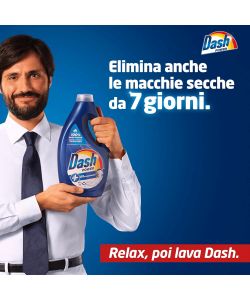 Dash Detersivo Liquido 21 Lavaggi 1050 ml Bianco Senza Profumazione