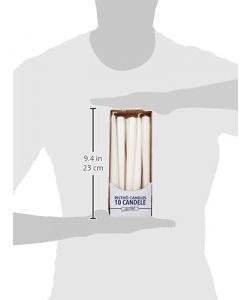 CERERIA DI GIORGIO Candele Coniche Bianche 2,2 cm x 25 cm - Confezione da 10