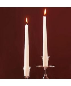 CERERIA DI GIORGIO Candele Coniche Bianche 2,2 cm x 25 cm - Confezione da 10