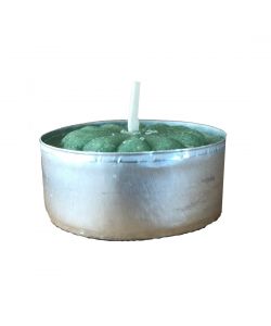 CERERIA DI GIORGIO Tealight Profumati Verde Melone 3.8x3.8 cm - 12 Pz