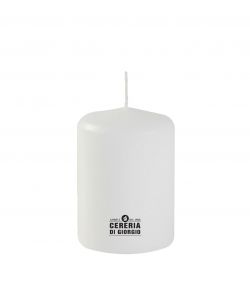 CERERIA DI GIORGIO Candela Bianco Rotonda 7x10 cm Inodore Decorativa