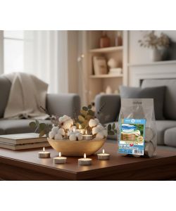 Cereria di Giorgio Tealight profumati cotone bianco 12 pz anallergici