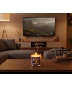 CERERIA DI GIORGIO Candela profumata Lavanda in bicchiere 70x8 cm Viola