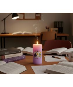 CERERIA DI GIORGIO Candela profumata lavanda 6x15 cm senza allergeni