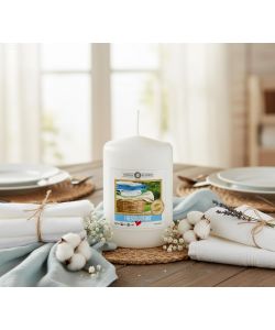 Cereria di Giorgio Candela profumata Cotone � 7 cm h. 10 cm Bianco