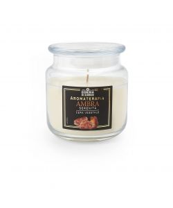 CERERIA DI GIORGIO Candela profumata giara 10x10 cm Cera vegetale Ambra