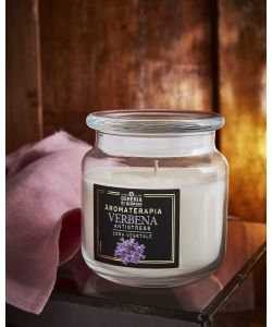 CERERIA DI GIORGIO Candela profumata in giara 10x10 cm Lilla Verbena Antistress