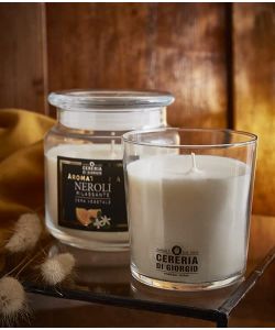 CERERIA DI GIORGIO Candela Profumata Avorio Cera Vegetale 250g Neroli