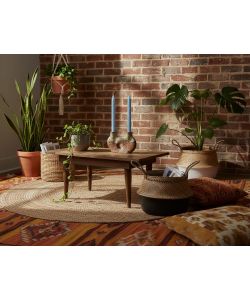 CERERIA DI GIORGIO Candele decorative scanalate 25 cm Dusty Blu 2 pz