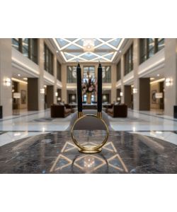 CERERIA DI GIORGIO Candele decorative scanalate Nero 25 cm Set 2 pz