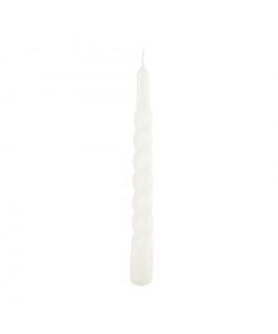 CERERIA DI GIORGIO Candele Tortiglione 2,2 cm H 21 cm 3 pz Bianco Decorativi