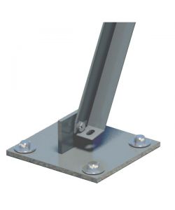 Piastra Saette  L       Cm 100X100 Zincata     Sfb