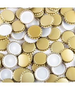 Ferrari Tappi a Corona Oro  26 mm - Confezione 100 Pezzi