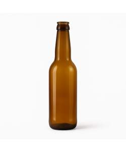 Ferrari Bottiglia per Birra 0,5L in Vetro Marrone per Tappo Corona - Singola