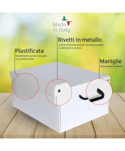 Lavatelli Scatola Componibile - Cartone Decorato - 40x50x25 cm