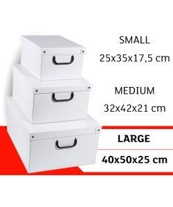 Lavatelli Scatola Componibile - Cartone Decorato - 40x50x25 cm