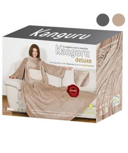 Coperta Con Maniche Antracite Deluxe Kanguru