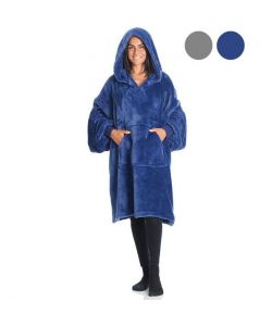 Coperta Con Maniche Grigio Kangurone Kanguru
