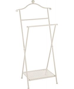 Bizzotto Indossatore Charlotte Bianco 46x28x98 cm Stile Shabby Chic