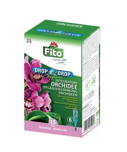 Fito Concime Goccia Orchidee 6x32 ml Verde per Crescita Piante