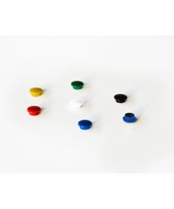 Magneti colorati in set da 8 pezzi.
