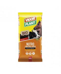 VIGORPLANT Terriccio Nutro con Stallatico 45 litri Granuli Fertilizzante