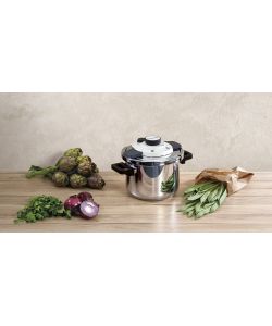 Barazzoni Pentola a Pressione Facile Dual 2.0 - Acciaio Inox - 6L