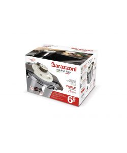 Barazzoni Pentola a Pressione Facile Dual 2.0 - Acciaio Inox - 6L