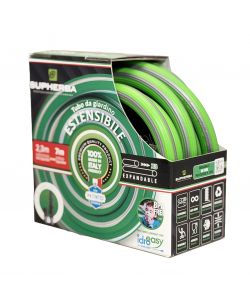 Supherba Kit tubo estensibile 14m diametro 1/2 verde con raccordi e lancia