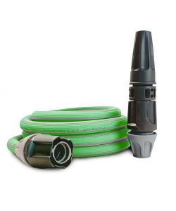 Supherba Kit tubo estensibile 14m diametro 1/2 verde con raccordi e lancia