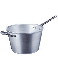 Agnelli Paiolo Alluminio 26 cm Argento con Manico Laterale per Cottura