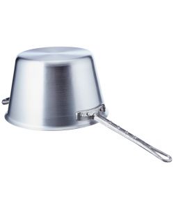 Agnelli Paiolo Alluminio 26 cm Argento con Manico Laterale per Cottura