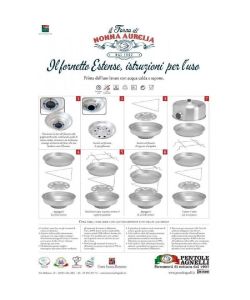 Agnelli Fornetto con occhio in Alluminio 35 cm Professionale