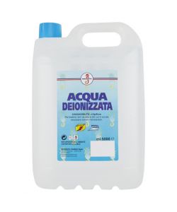 Masnata Acqua Deionizzata Trasparente 5000 ml per Batterie e Stiro