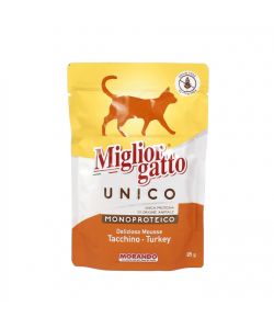 Miglior Gatto Unico Alimento Completo Tacchino 85g Super Premium