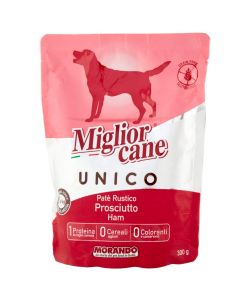 Miglior Cane Paté Prosciutto 300g - Alimento Super Premium per Cani Medi