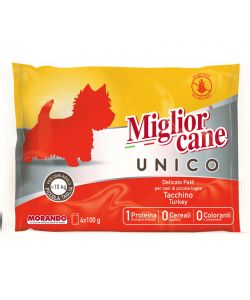 Miglior cane Pat� Tacchino per Cani Adulti Confezione da 4 Buste 100g