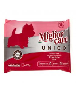 Miglior Cane Paté Prosciutto 100g - Alimento Completo per Cani Piccola Taglia