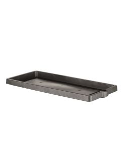 Bama Sottovaso effetto legno antracite 80 cm per fioriere grandi