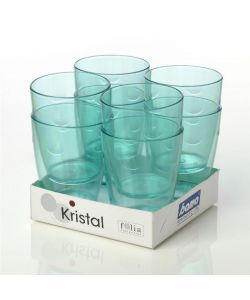 Bicchieri Kristal set 8 pezzi 280cc