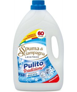 Spuma di Sciampagna Detersivo Liquido Marsiglia 3000 ml 60 Lavaggi